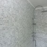 Carrara mosaikk marmor.