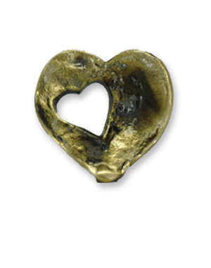 Ornament med hjerte fra Sigvartsen Steinindustri