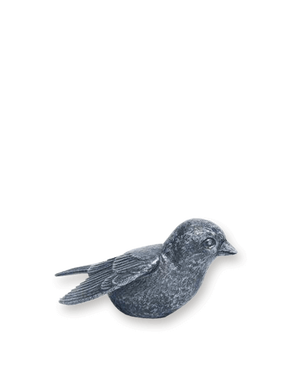 Liten aluminiumsfugl fra Sigvartsen Steinindustri