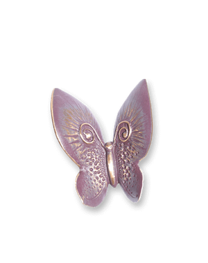 Ornament av sommerfugl i bronse fra Sigvartsen Steinindustri